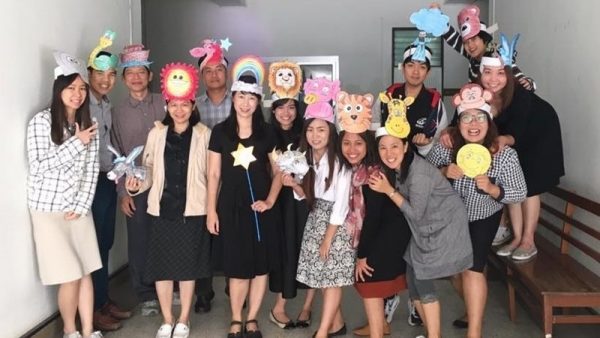 ภาพบรรยากาศหลังการสอบไล่วิชาคริสเตียนศึกษา